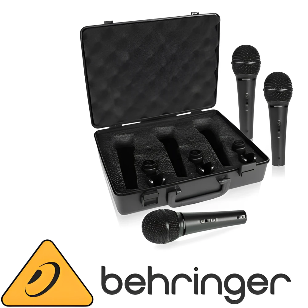 Kit 3 Microfones Profissionais Behringer Xm1800s