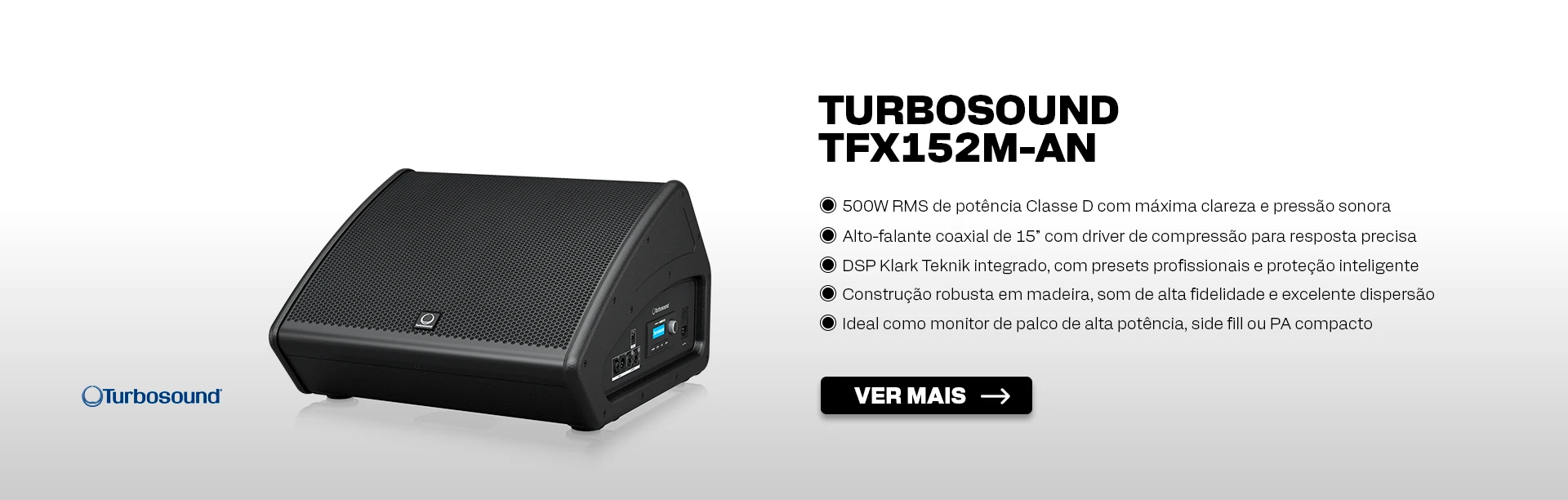Monitor Palco Ativo Turbosound TFX 152M AN