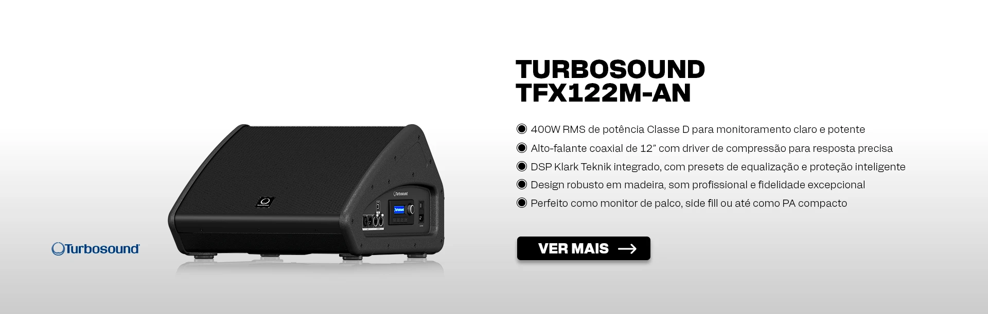 Monitor Palcos e Ambientes Turbosound TFX122M-AN